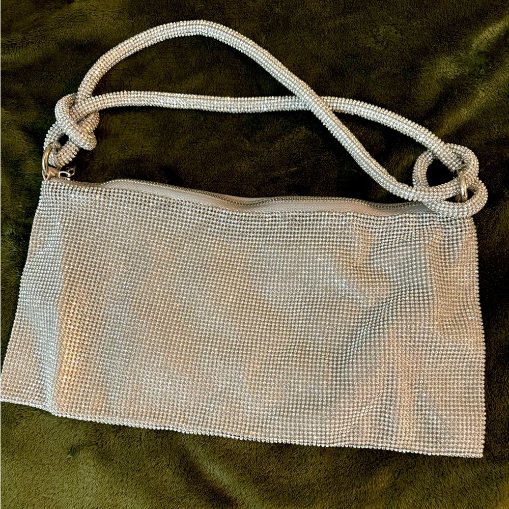 New Rhinestone evening purse with love knots WATCH VIDEO